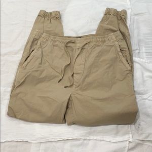 American Eagle khaki joggers